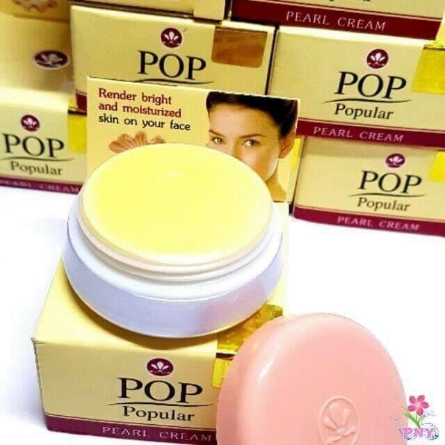 kem pop vàng popular pearl cream thái lan 4g