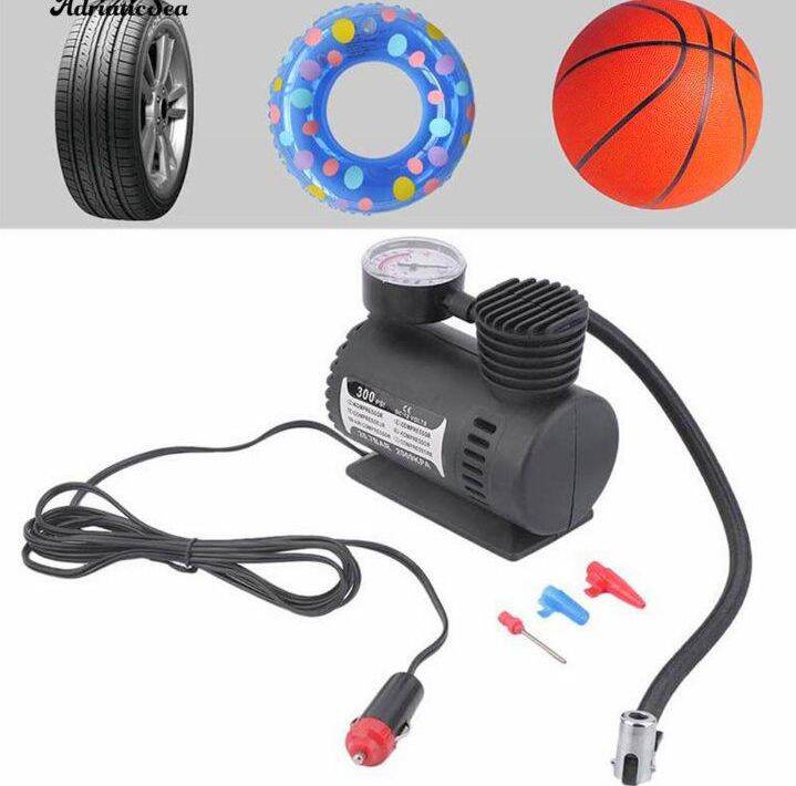 Bơm hơi mini dc12v xe máy và ô tô máy chạy khỏe chất lượng