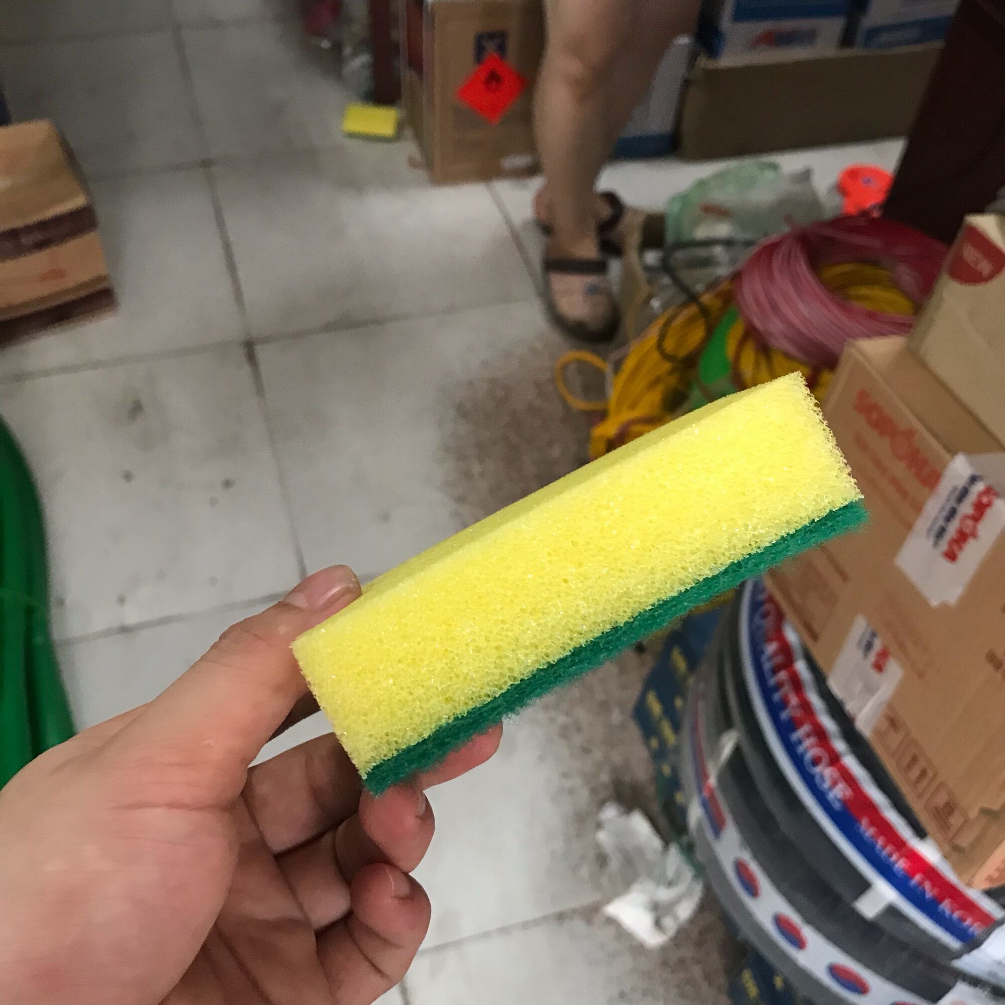 Combo 2 Miếng xốp rửa chén bát tiện lợi