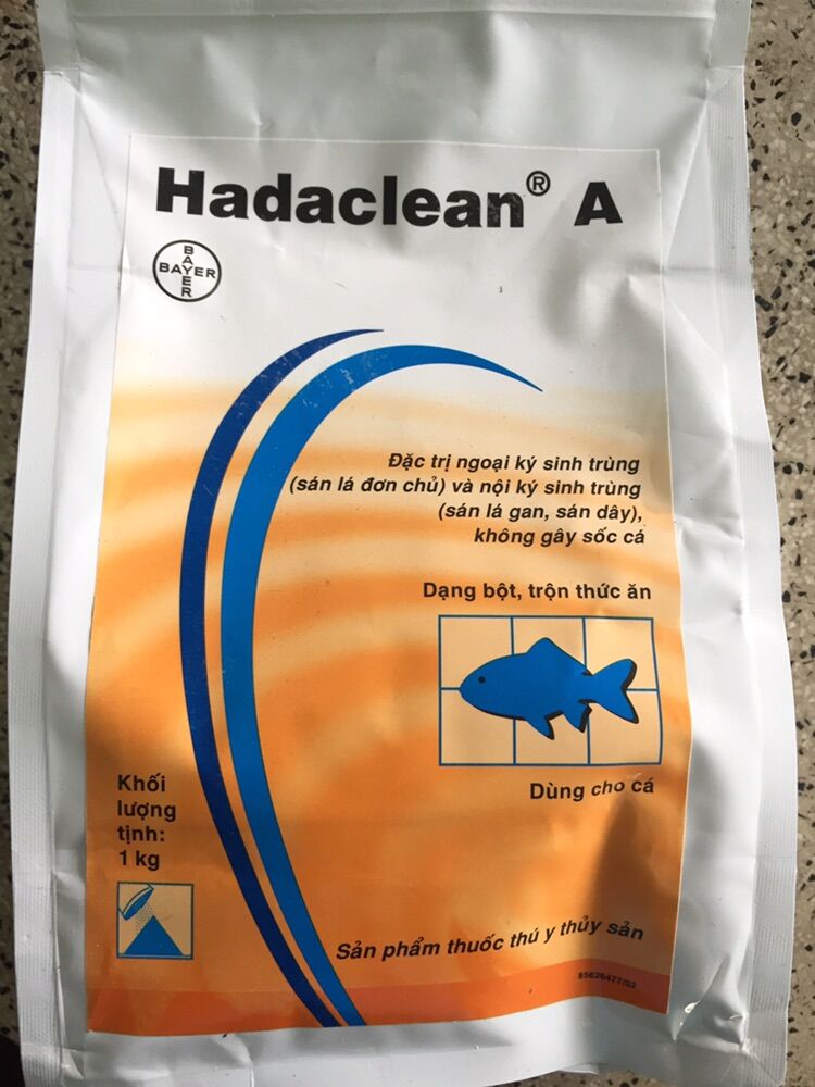 Hadaclean A( Ngoại, nội ký sinh trùng thuỷ sản)