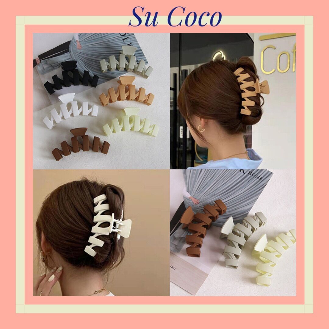 Kẹp tóc càng cua răng cá mập phong cách Hàn Quốc