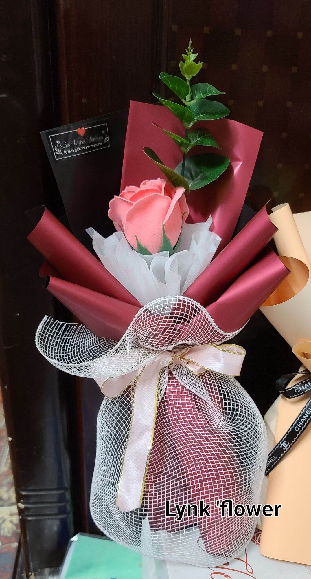 Hoa hồng sáp thơm bó 1 bông siêu xinh