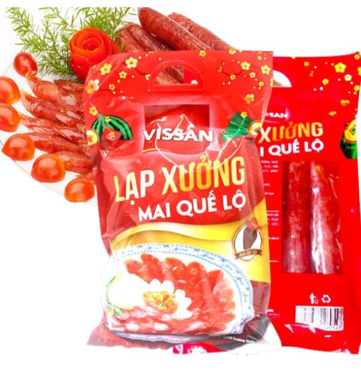 Lạp xưởng mai quế lộ vissan 1 gói 500g