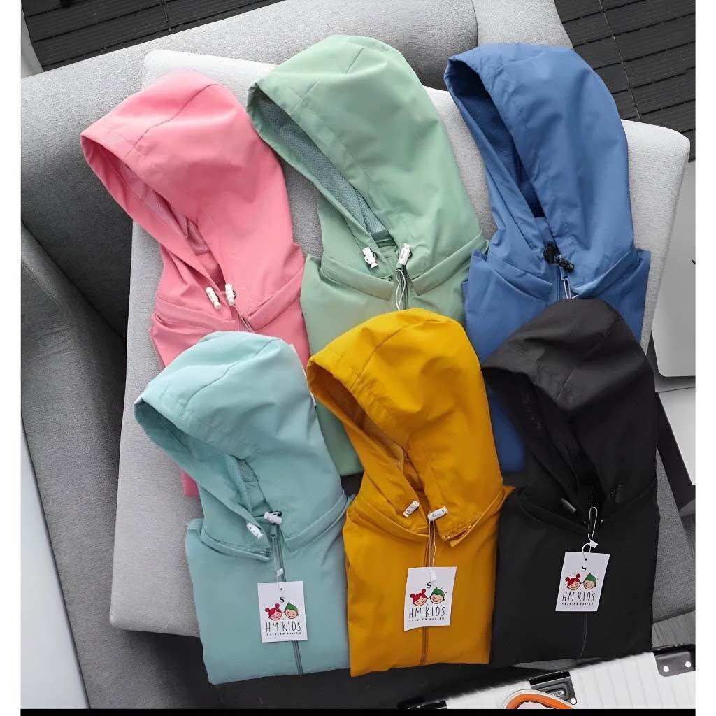 Áo Khoác Gió Trẻ Em Unisex Nam Nữ