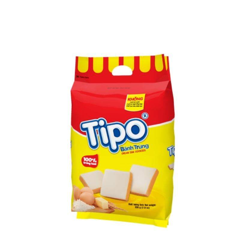 Bánh trứng Tipo Hữu Nghị gói 220g