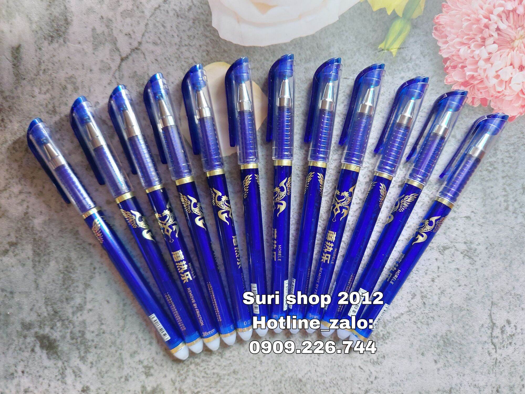 Hộp 12 cây bút gel mực xoá được aodemei 3176 ngòi 0.38mm