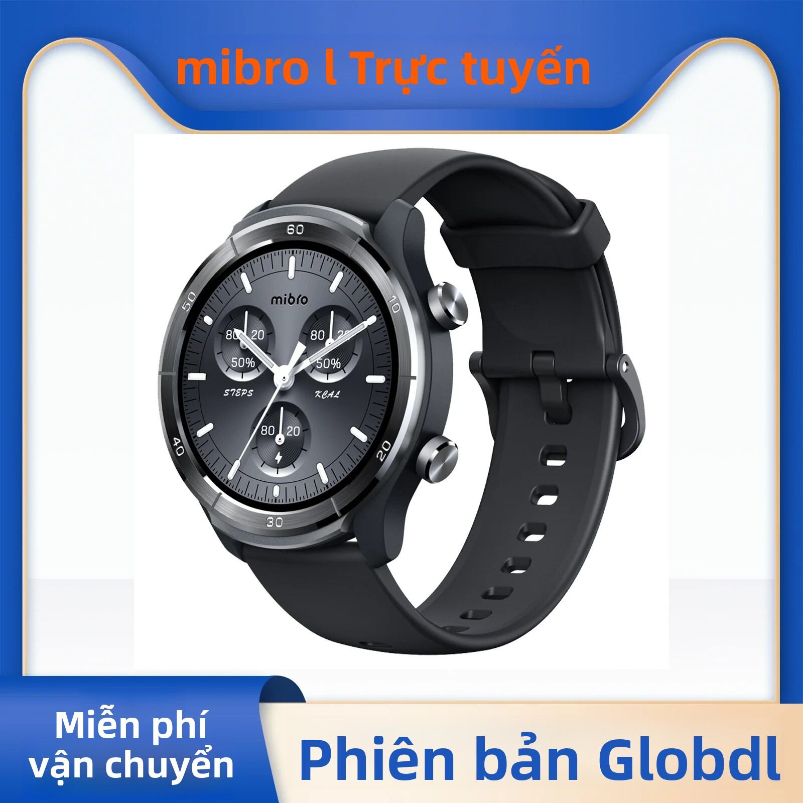 Đồng Hồ Thông Minh Mibro A3 Dành Cho Nam Nữ, GPS, Gọi Bluetooth, Siêu Nhẹ, Màn Hình 1.39”, Theo Dõi Sức Khỏe & Thể Dục, Đồng Hồ Thể Thao