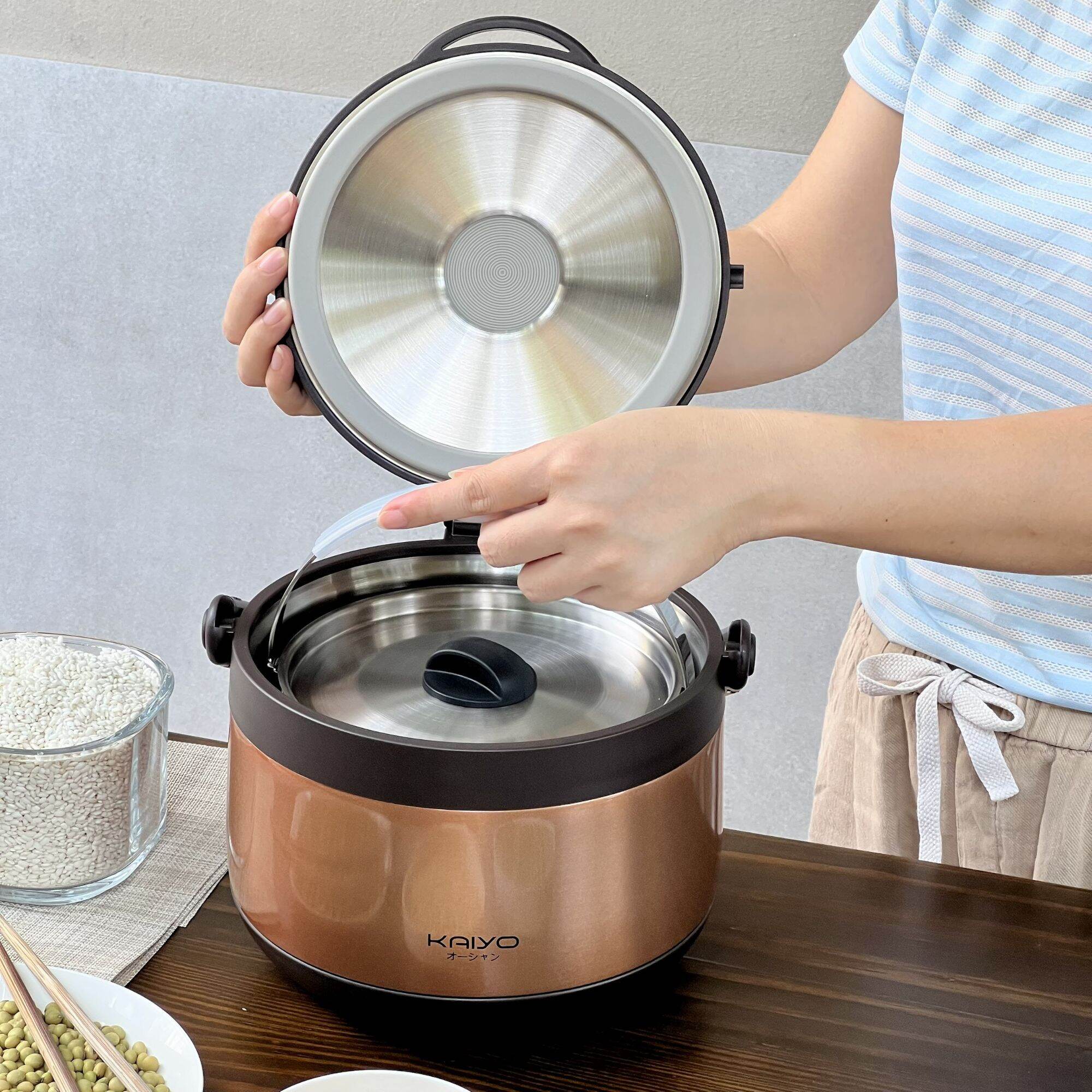 Nồi ủ Kaiyo 3L, 4.5L - Nhật - Bảo hành 5 năm