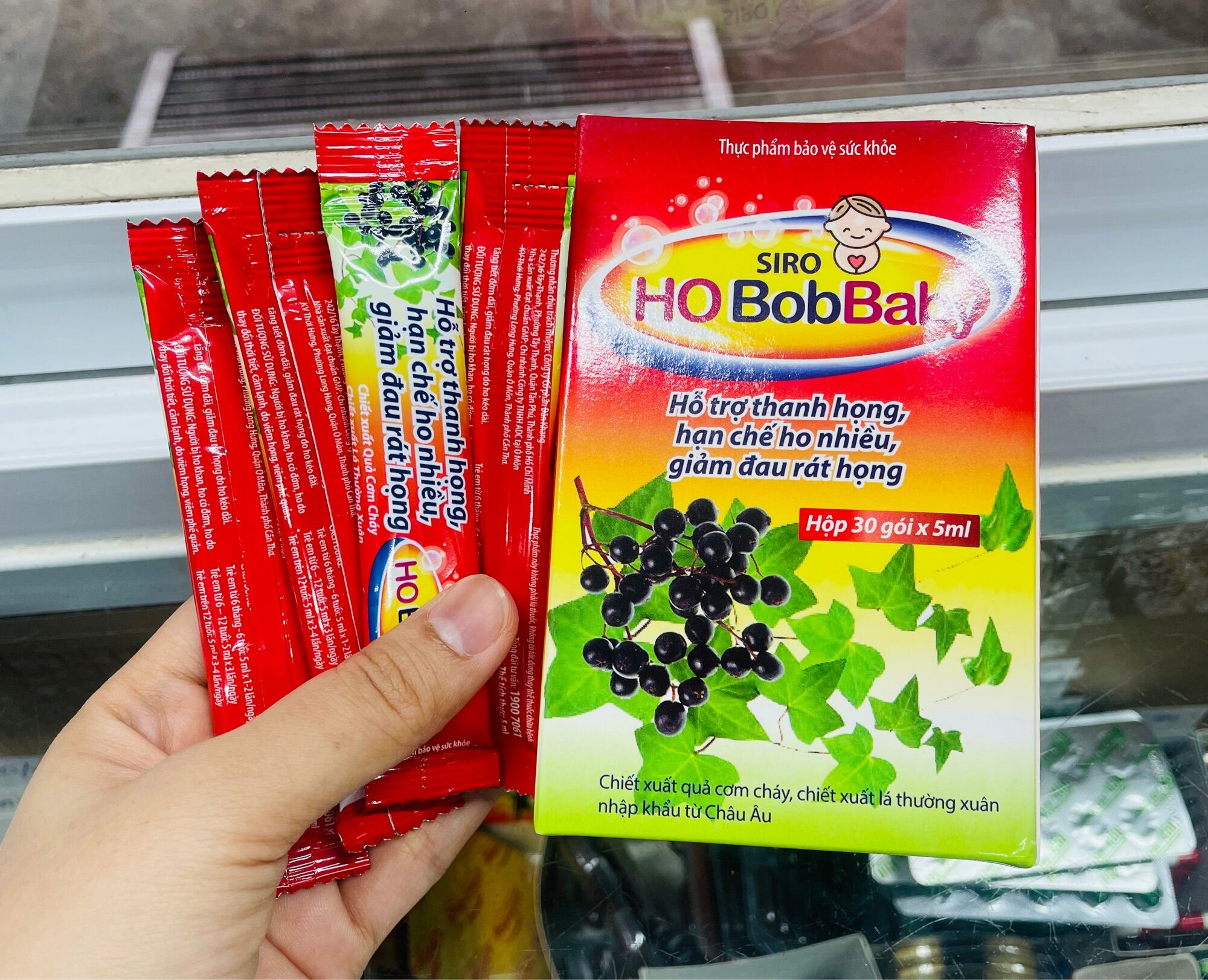 Siro Ho Bobbaby - Hộp 30 gói