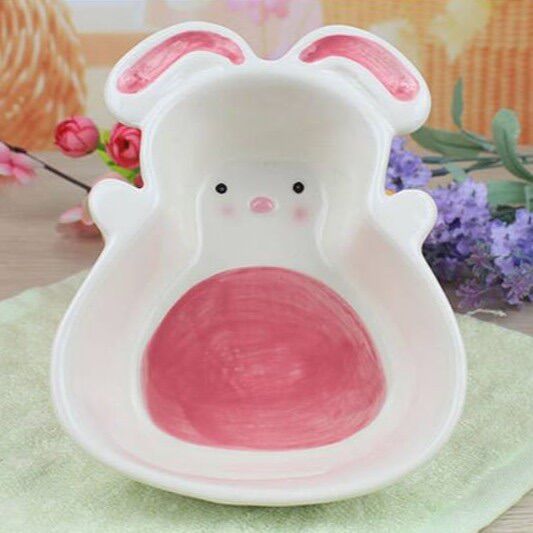 Bát sứ ăn dặm cho bé hình thỏ, cà rốt