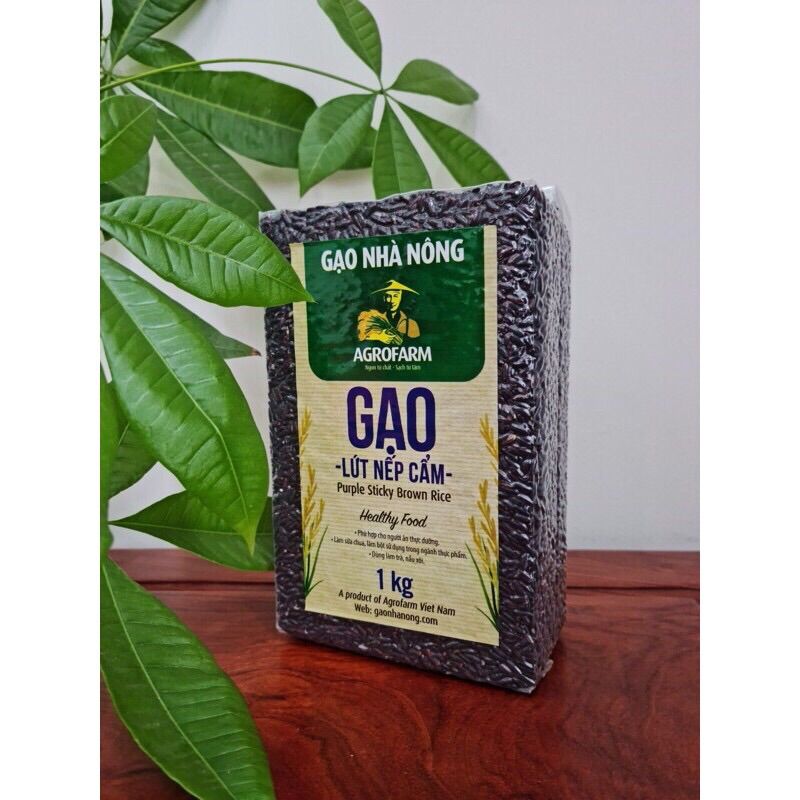 [HCM]Gạo lứt nếp cẩm túi 1kg