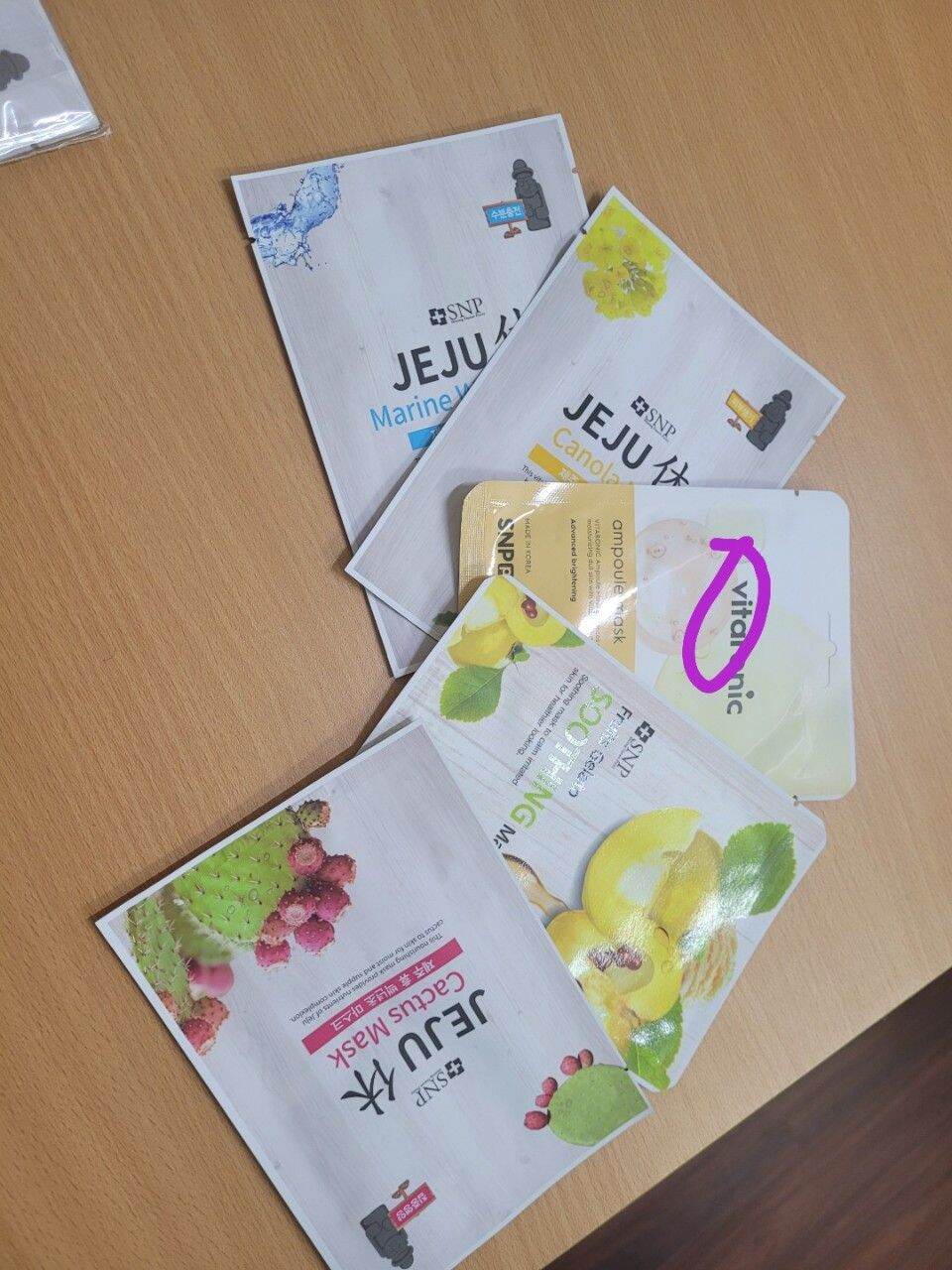 [Hàng cao cấp] Mặt nạ giấy SNP JEJU
