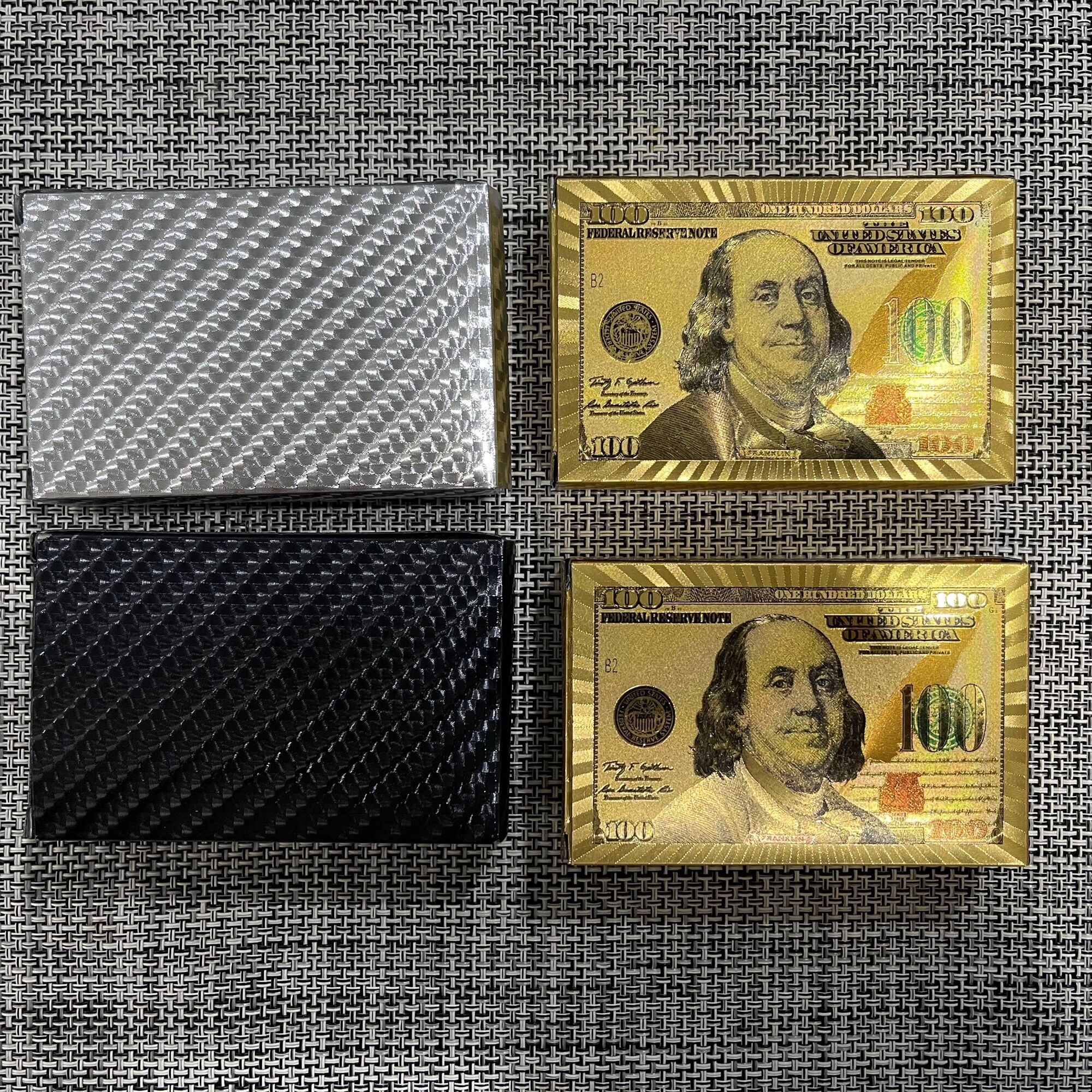 Bộ bài tây mạ vàng bài nhựa bài bạc bài đen bài chơi