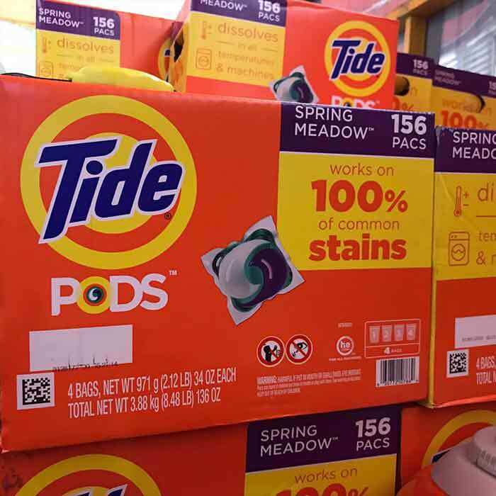 💕🌸Một Thùng Viên Giặt Xả TIDE PODS 3 in 1 của Mỹ 156 viên — nhanh chóng, tiện lợi, thơm ngát cả ngày🌸💕