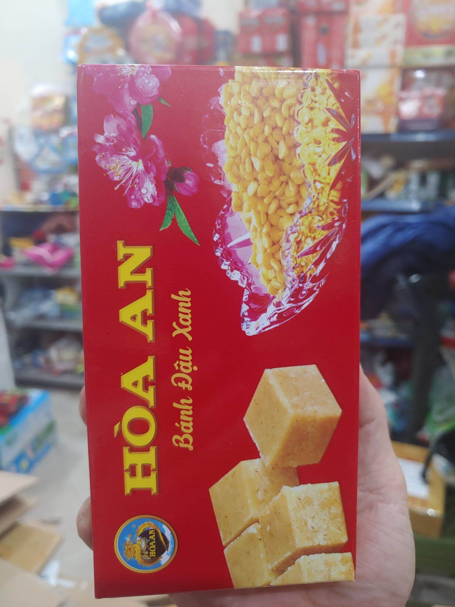 Bánh đậu xanh hòa an hộp 200g