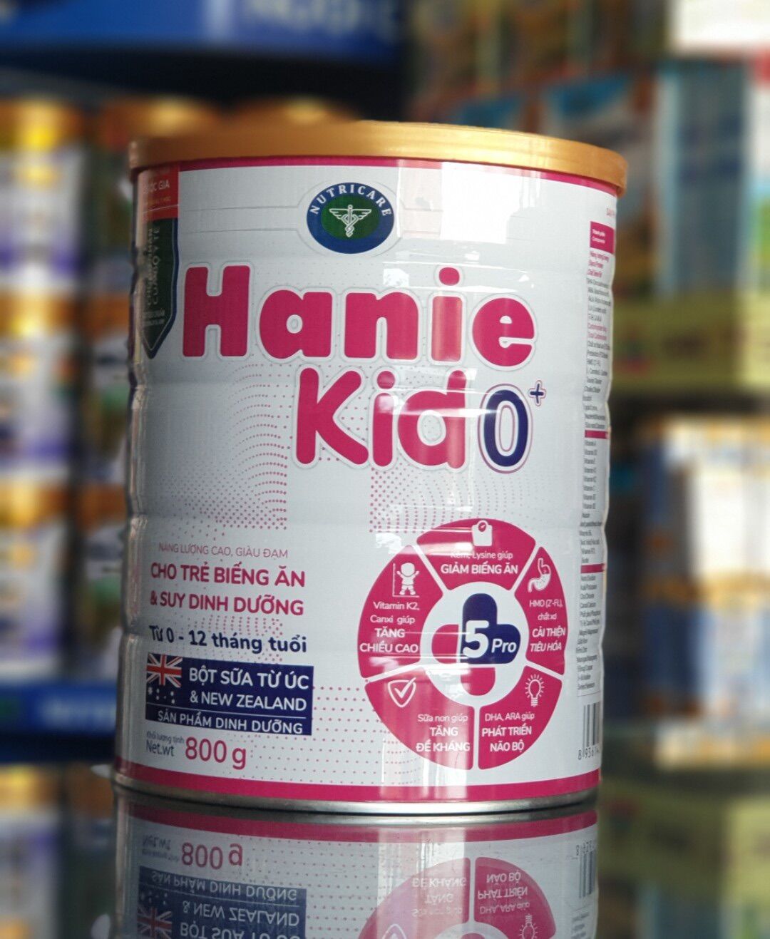 Sữa bột Nutricare Hanie Kid 0+ cho trẻ 0-12 tháng