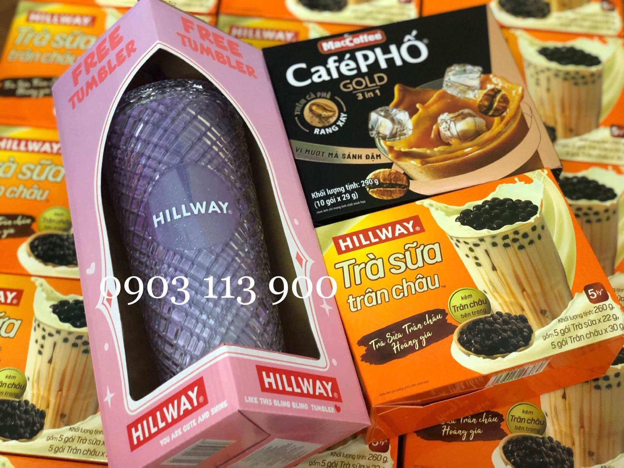 Ly bling bling trà sữa Hillway (chỉ có ly)