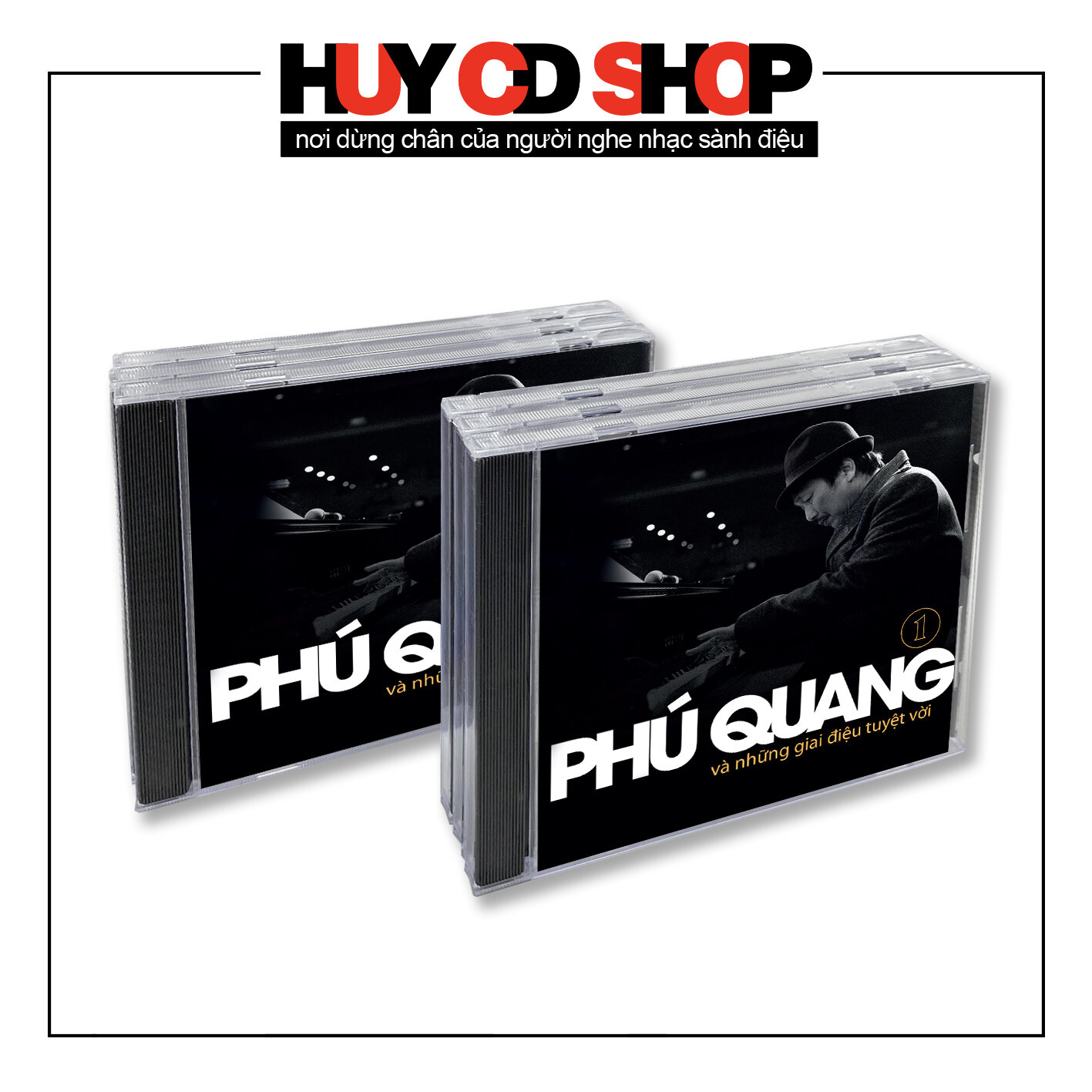 Đĩa CD Phú Quang Vol 1 - Những giai điệu tuyệt vời - Nhạc thính phòng - Đĩa lòng Trắng