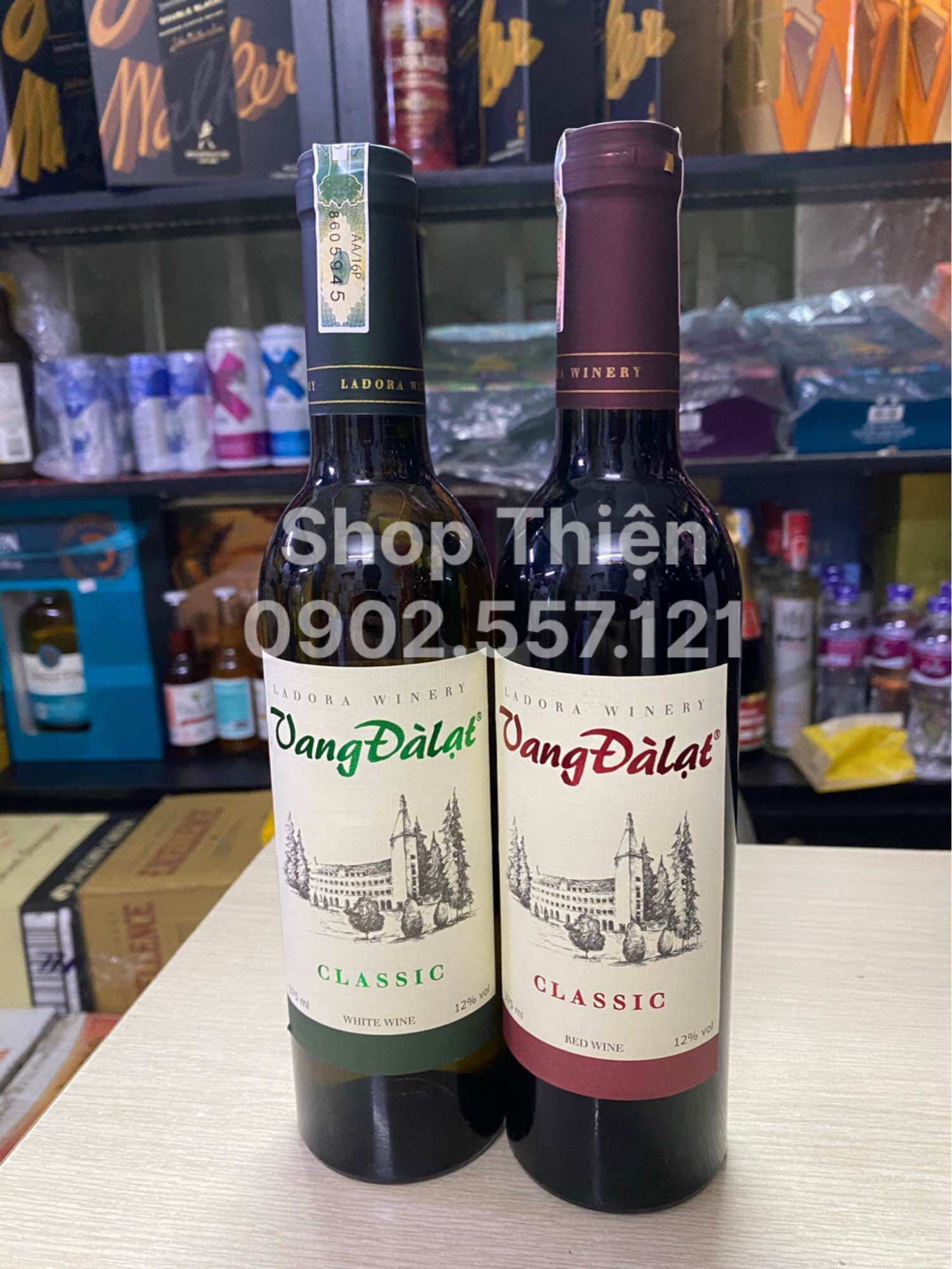 Vang Đà Lạt CLASSIC 12% 375ml-Chai Nhỏ