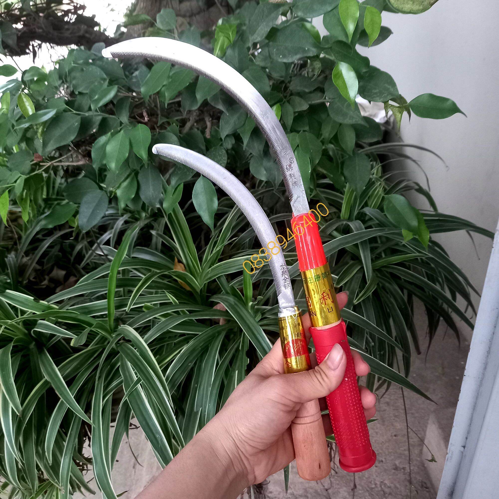 Liềm cắt lúa cắt cỏ cắt rau sắc bén có răng chấu