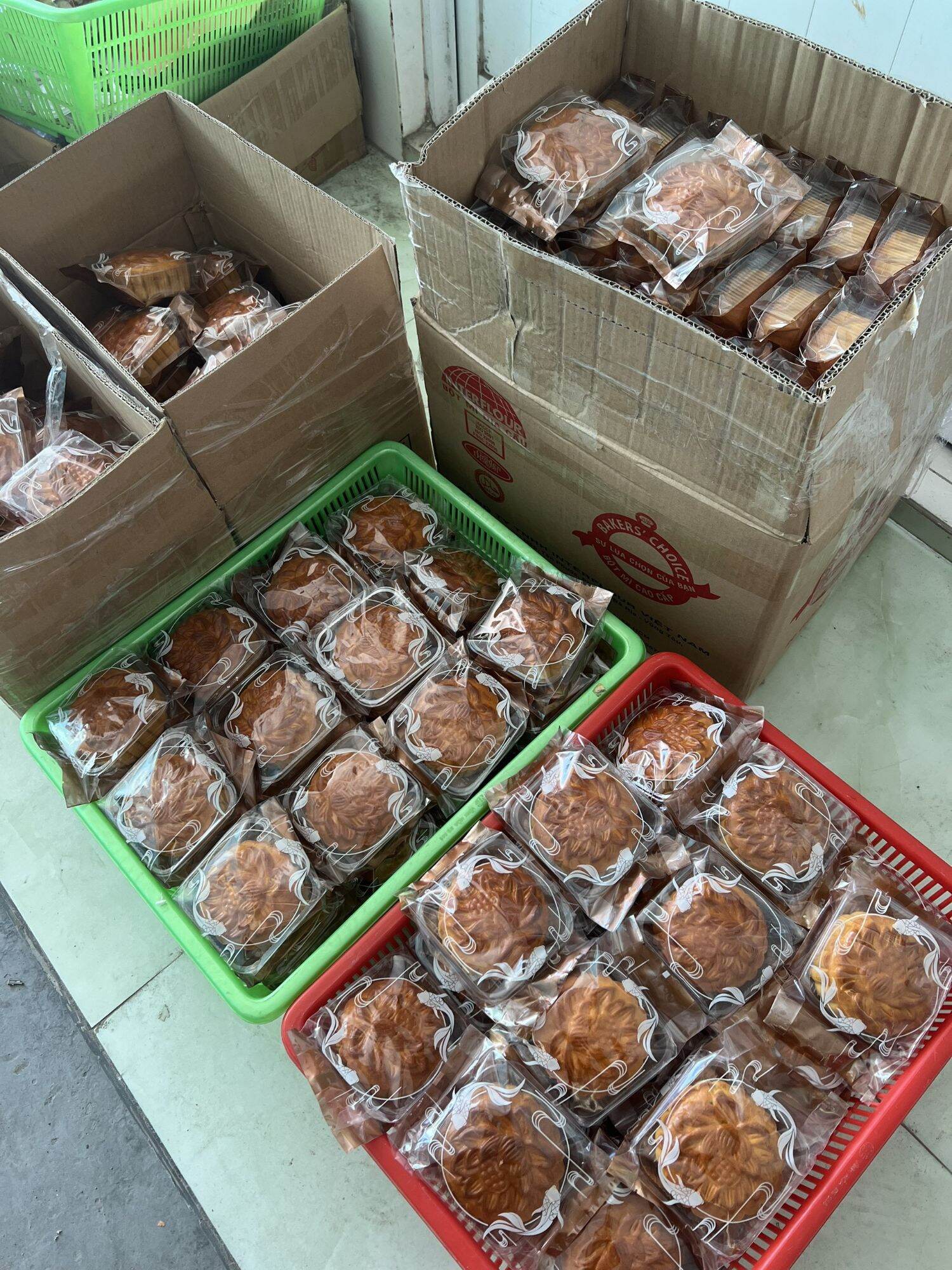 Bánh trung thu thập cẩm 2 trứng 220g (Bánh trung thu homemade)