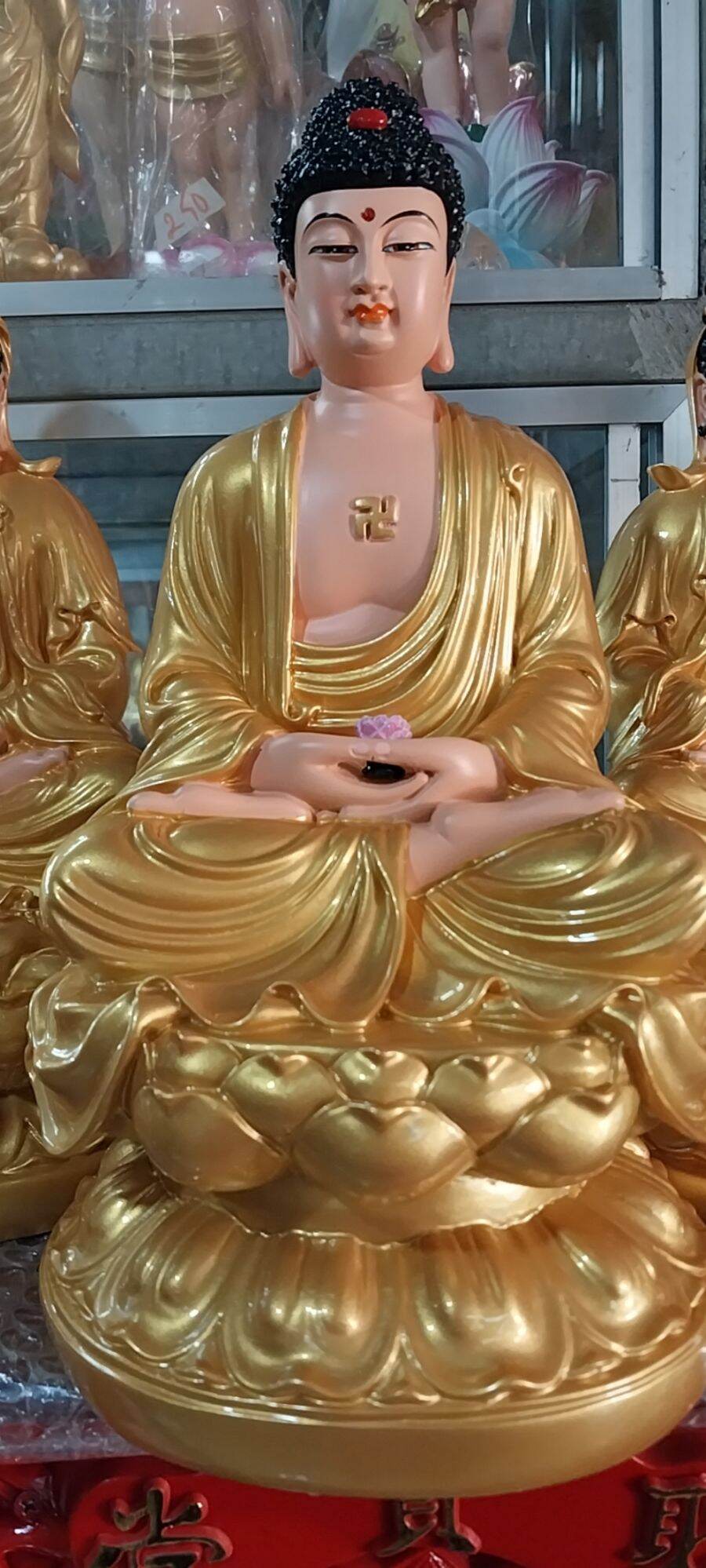 [HCM] BỘ TƯỢNG TAM THÁNH PHẬT - Cao 30cm