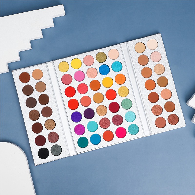 Bảng phấn mắt gập 63 ô beauty glazed 63 màu tông lì tự nhiên chống nước