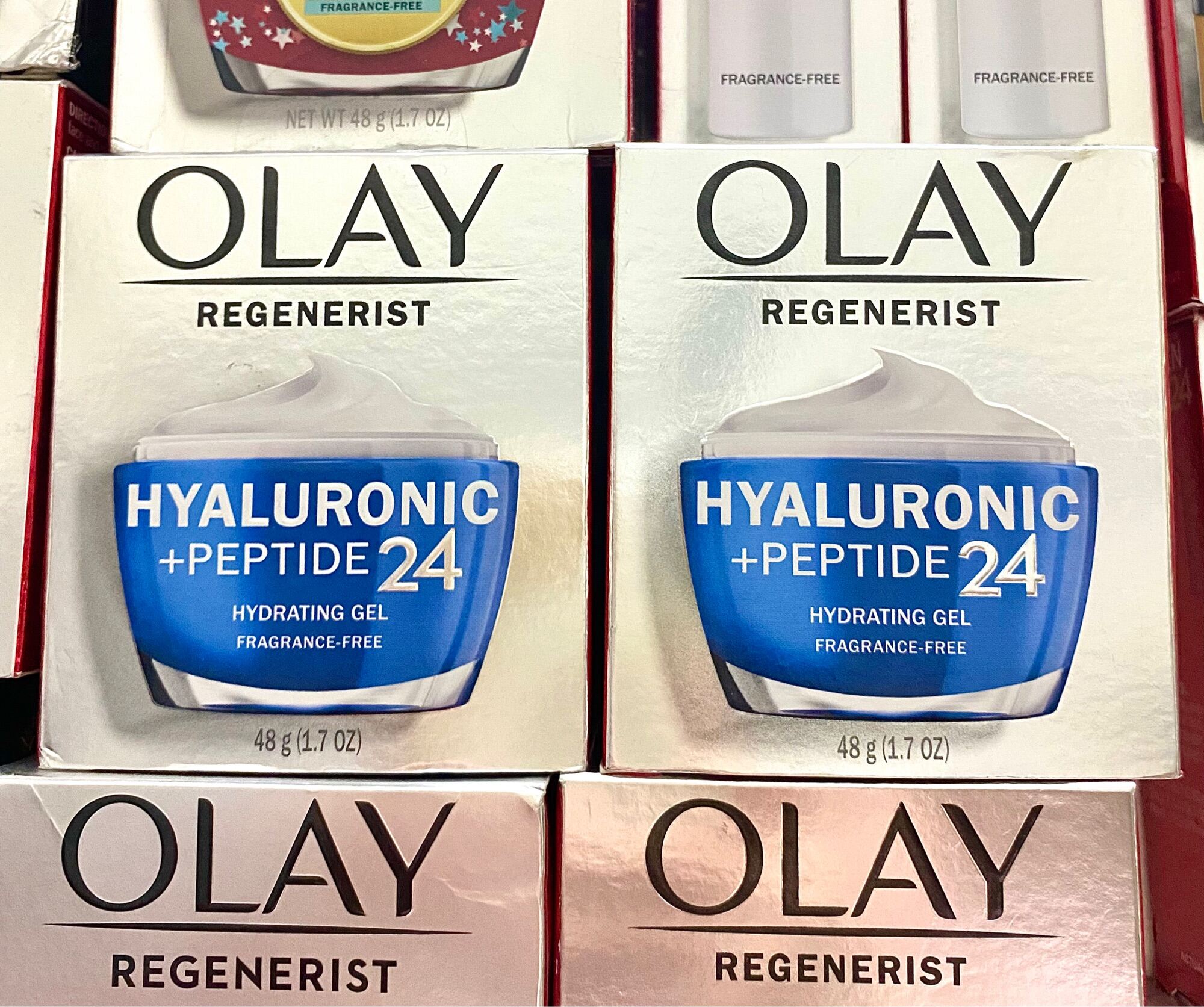 Kem Dưỡng Da Olay Hyaluronic + Peptide 24 Hydrating Gel 48g