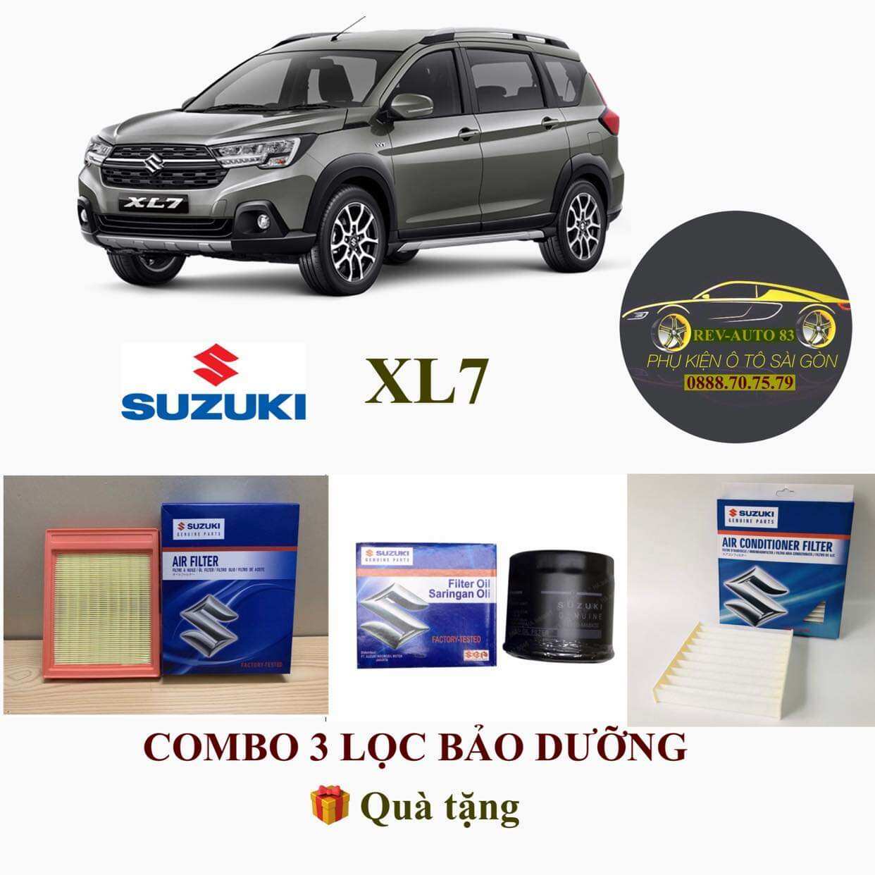 Suzuki ertiga , xl7, combo 3 lọc nhớt, điều hòa, máy