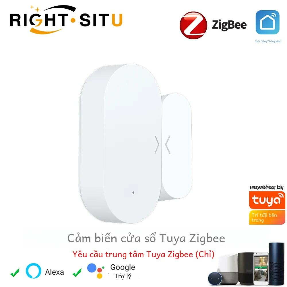 Tuya Zigbee Cửa Và Cửa Sổ Không Dây Cảm Biến Từ Tính Máy Dò Tự Động Hóa Nhà Thông Minh Để Bảo Mật Gia Đình