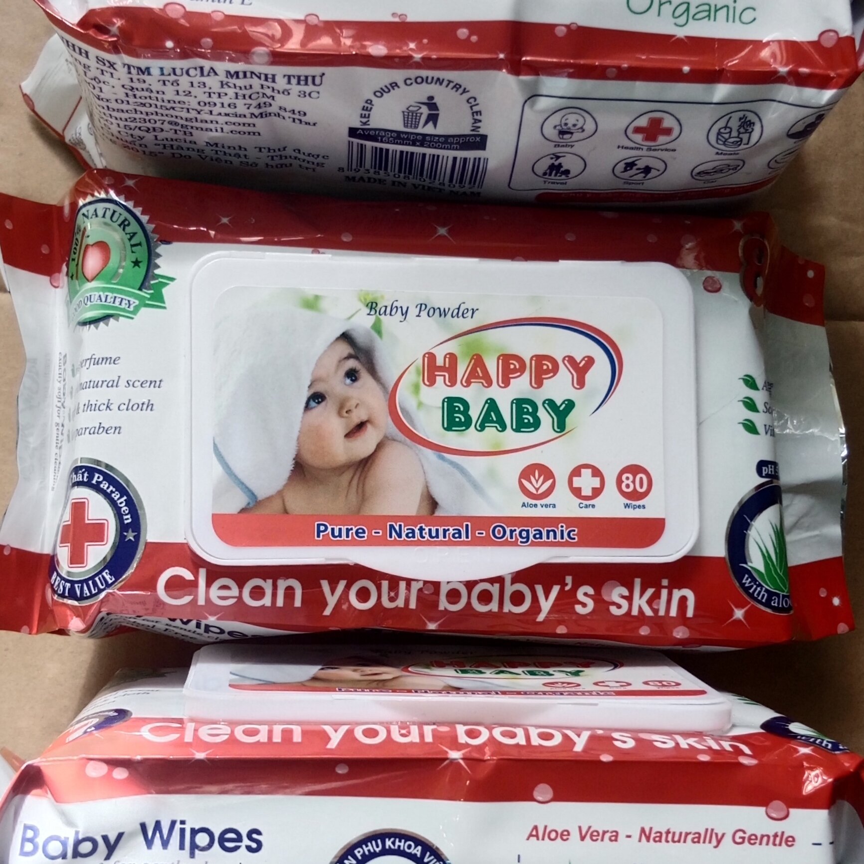 Bịch khăn giấy ướt 80g