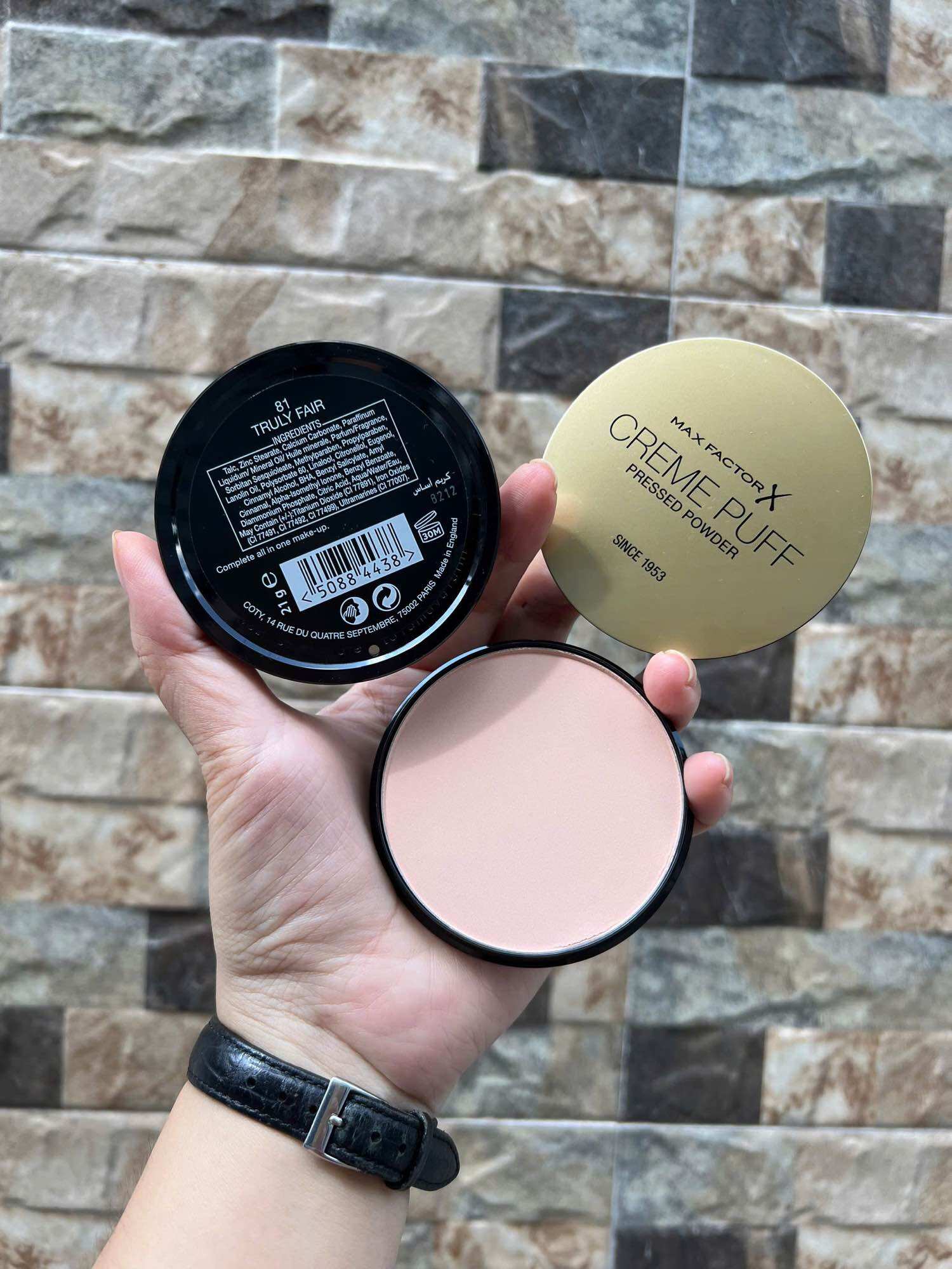 [Bill Mỹ] Phấn phủ Phấn dạng nén Max Factor Creme Puff số 81 Truly Fair