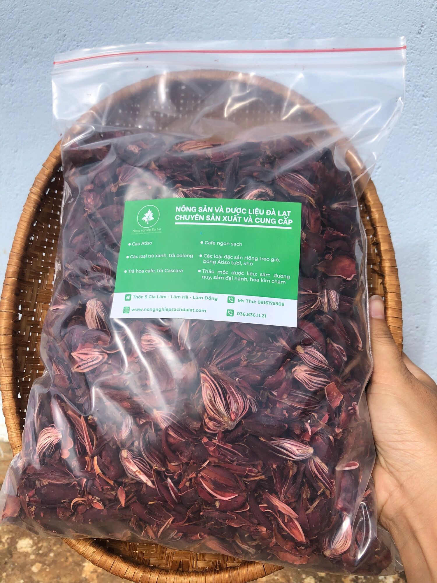 Sâm đại hành khô Đà Lạt 1kg(thái tay)