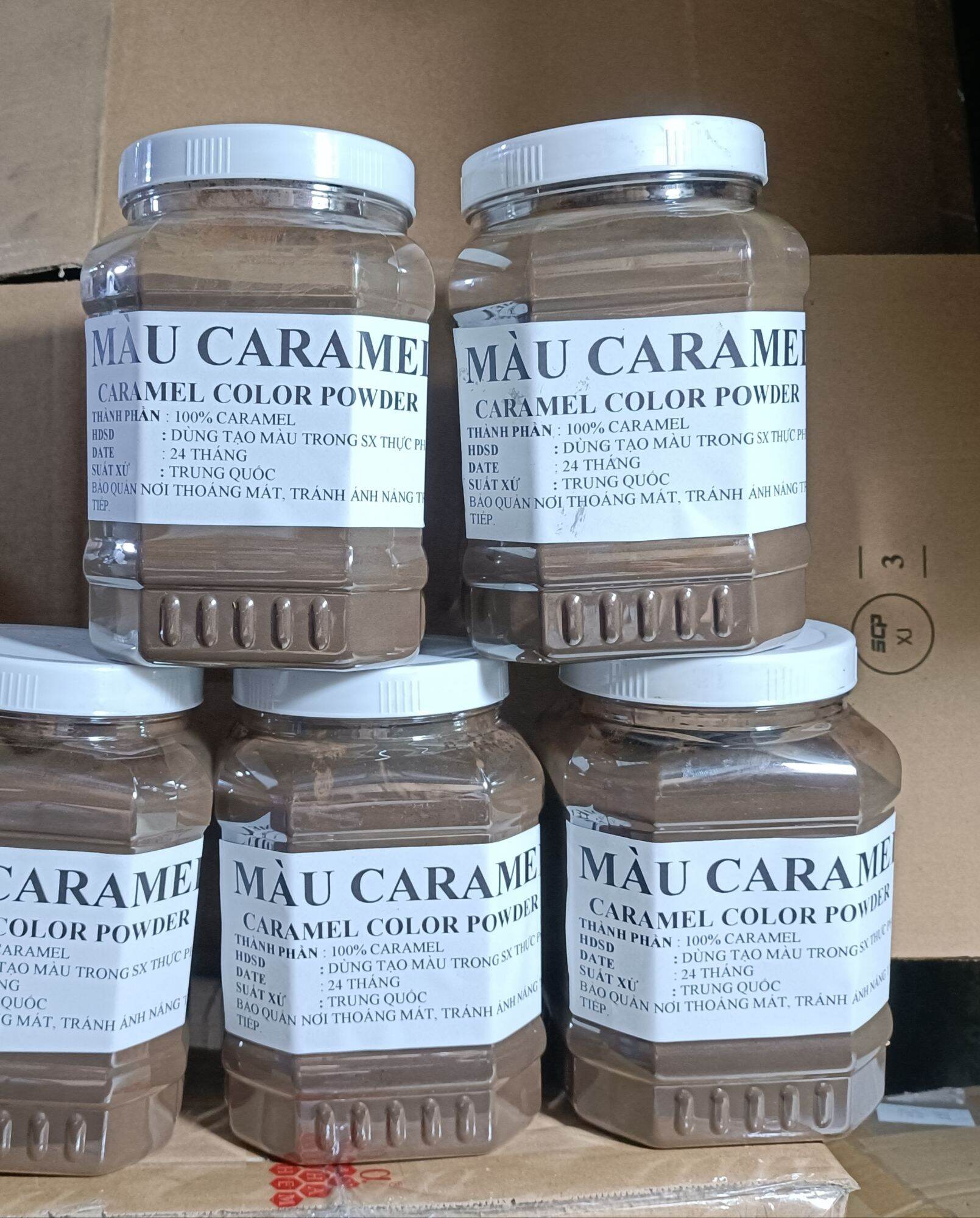MÀU CARAMEL DẠNG BỘT (Hộp 1KG)