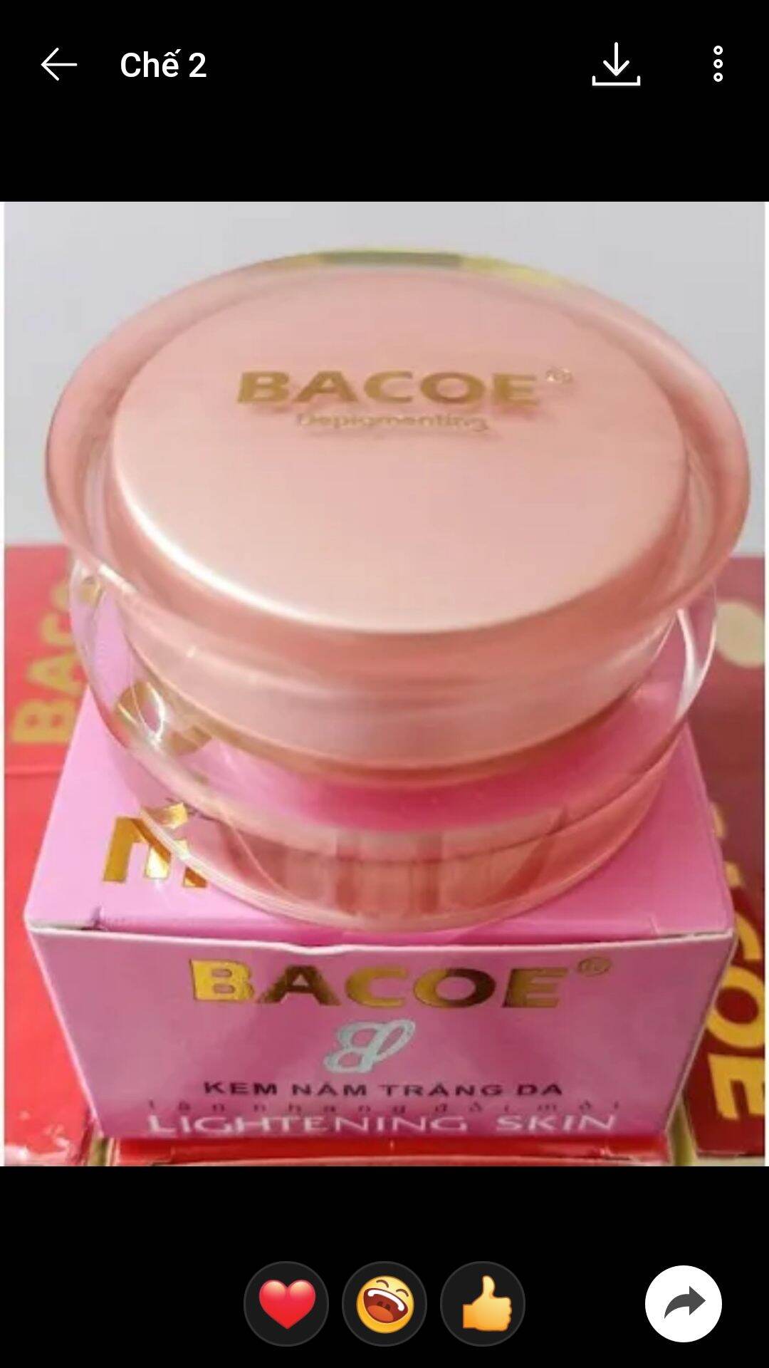 Bacoe nám trắng da tàn nhang đồi mồi 10g
