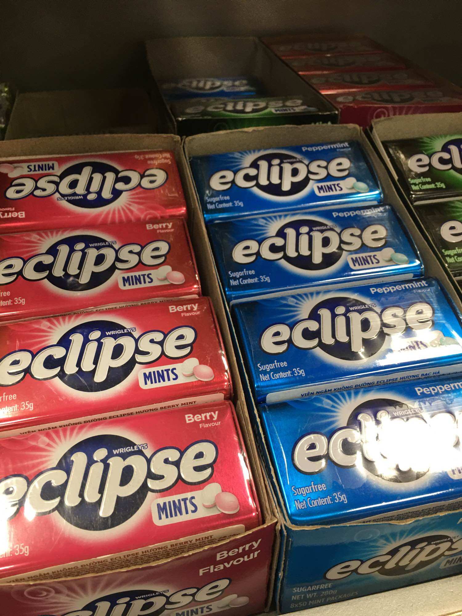Kẹo Ngậm Không Đường Eclipse Hộp 35G (Hơi Thở Thơm Mát,Sảng Khoái)