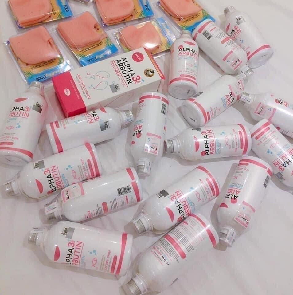 Sữa tắm trắng da alpha arbutin thái lan