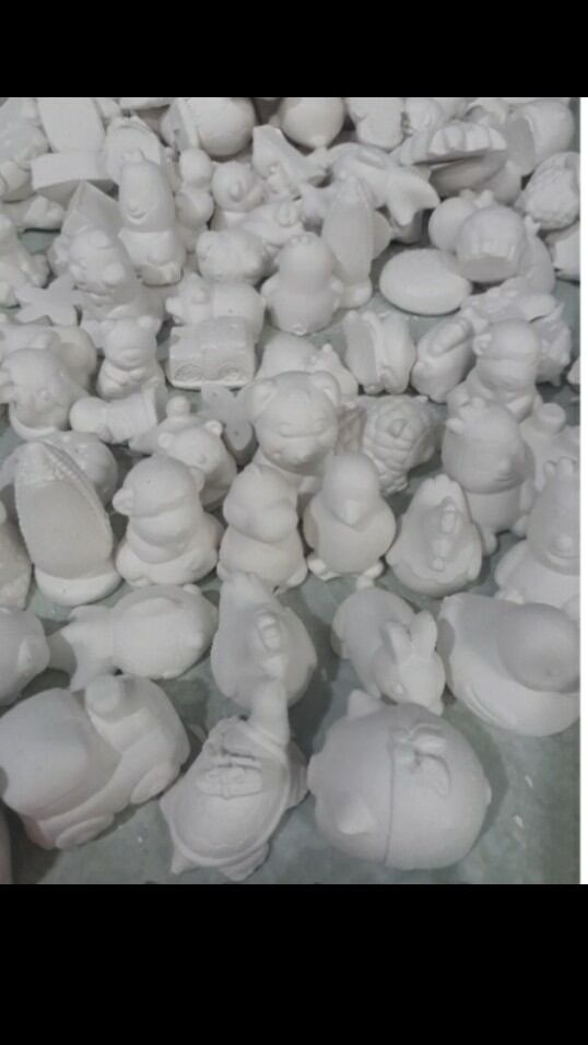 Combo 50 tượng tô màu mini size 4-5cm