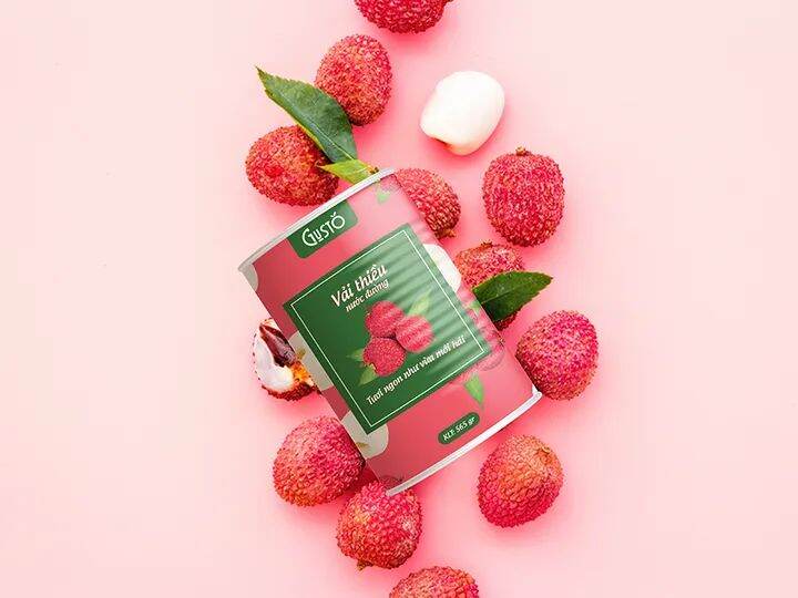 Vải Thiều nước đường Gusto - 565gr