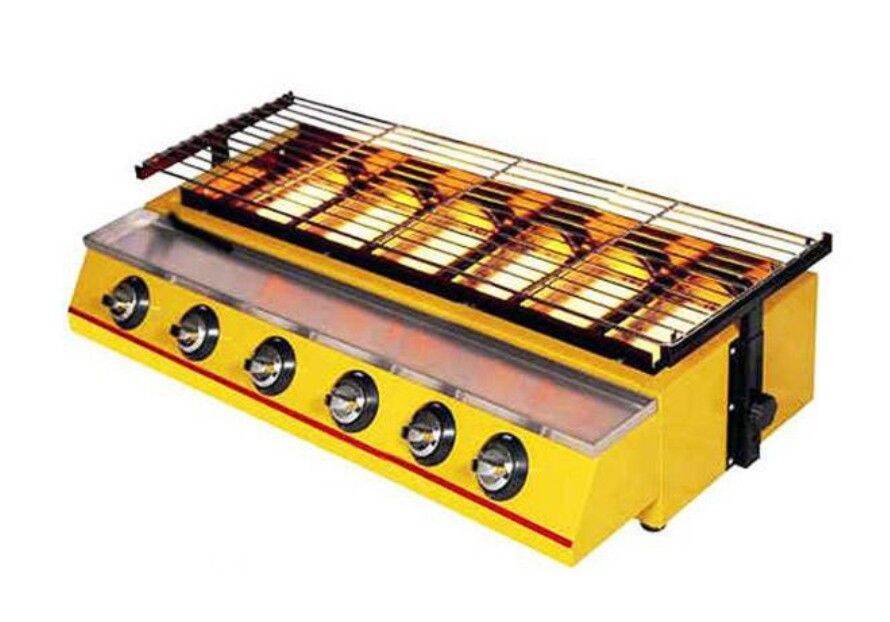 Bếp nướng bbq 6 lò nướng hàu, nướng thịt loại tốt bh 12th