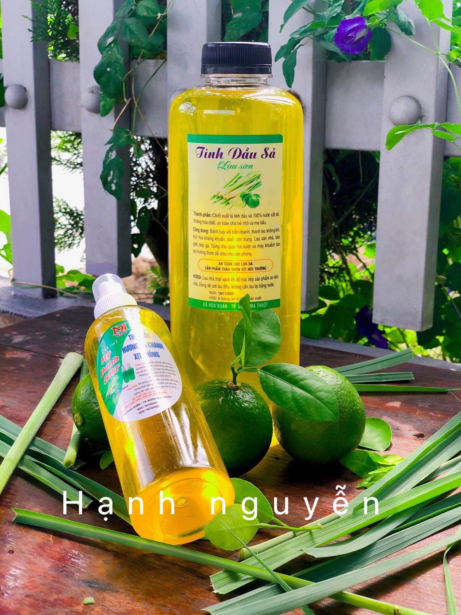 Tinh dầu sả chanh - Xịt phòng- Combo 2 chai