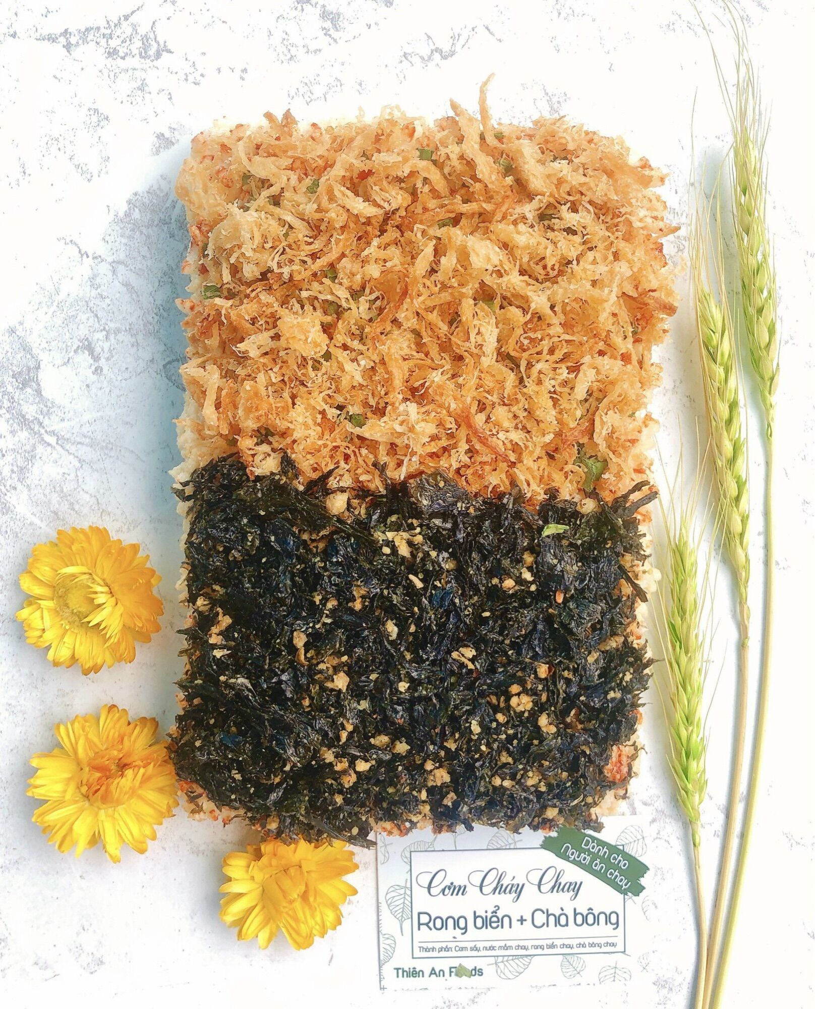 CƠM CHÁY CHAY TINI - Vị Chà Bông & Rong Biển 180g