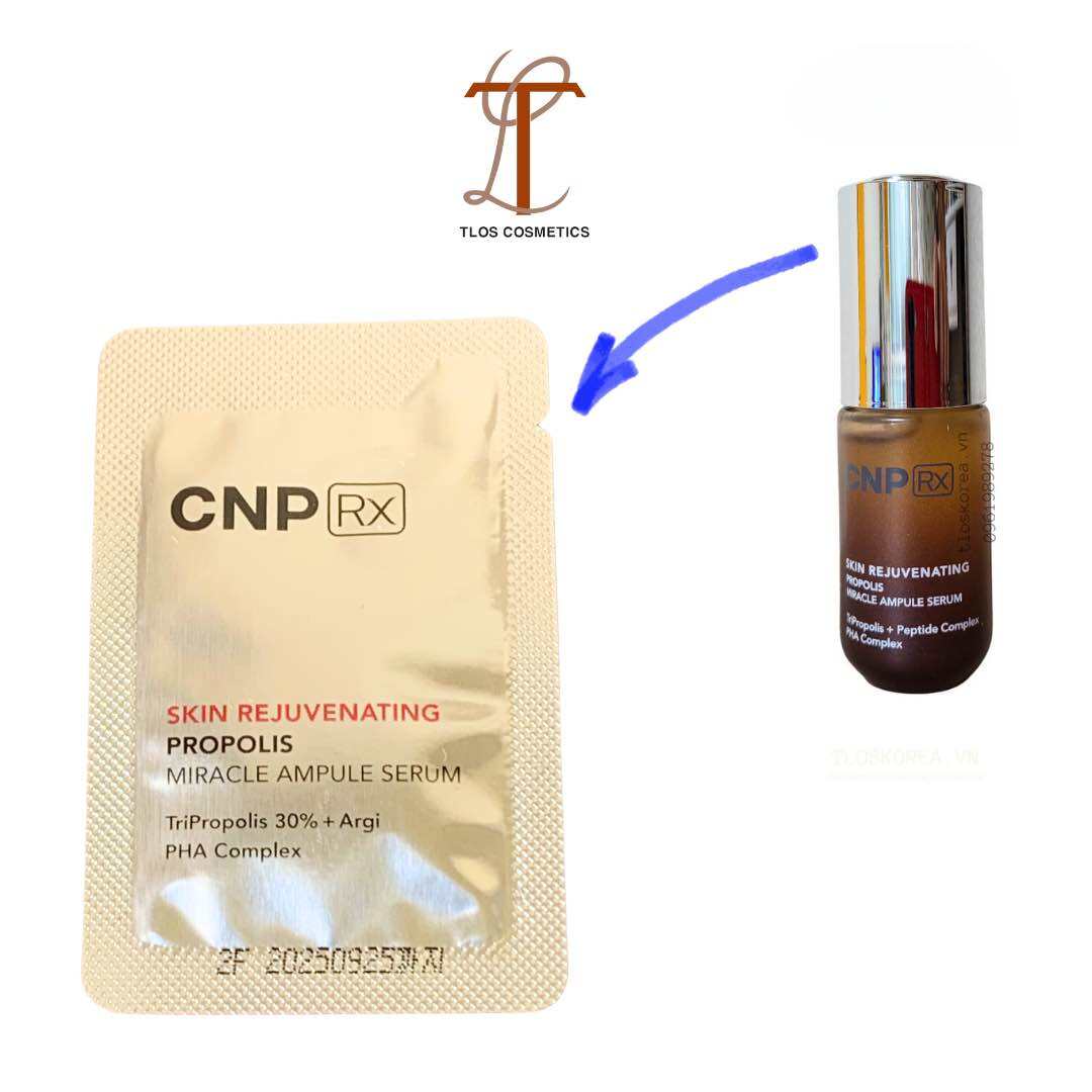 Tinh Chất Keo Ong Dưỡng Trắng Căng Bóng  CNP Rx Miracle Ampule Serum 1ml