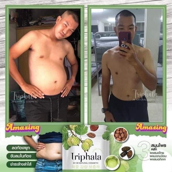 Triphala DETOX khử mở gói 30 viên