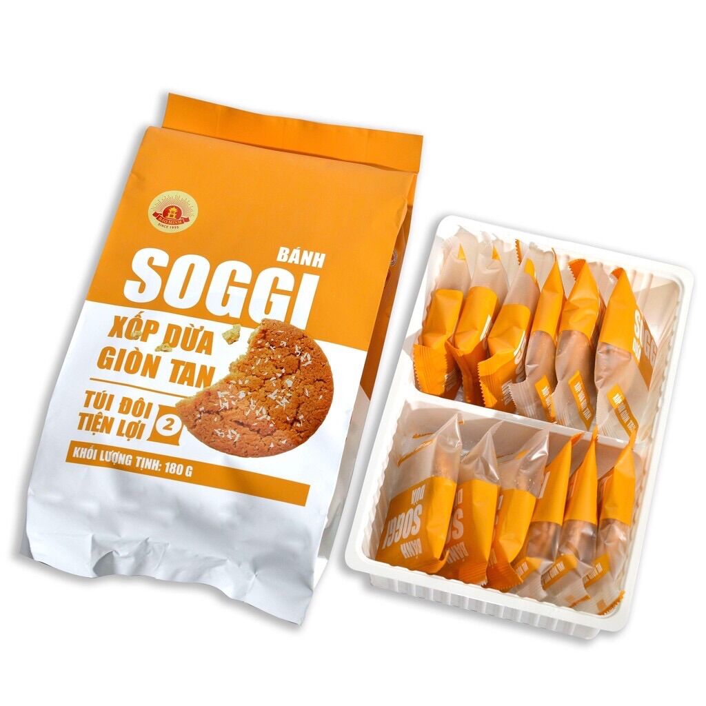Bánh soggi dừa/ bánh xốp dừa bảo minh