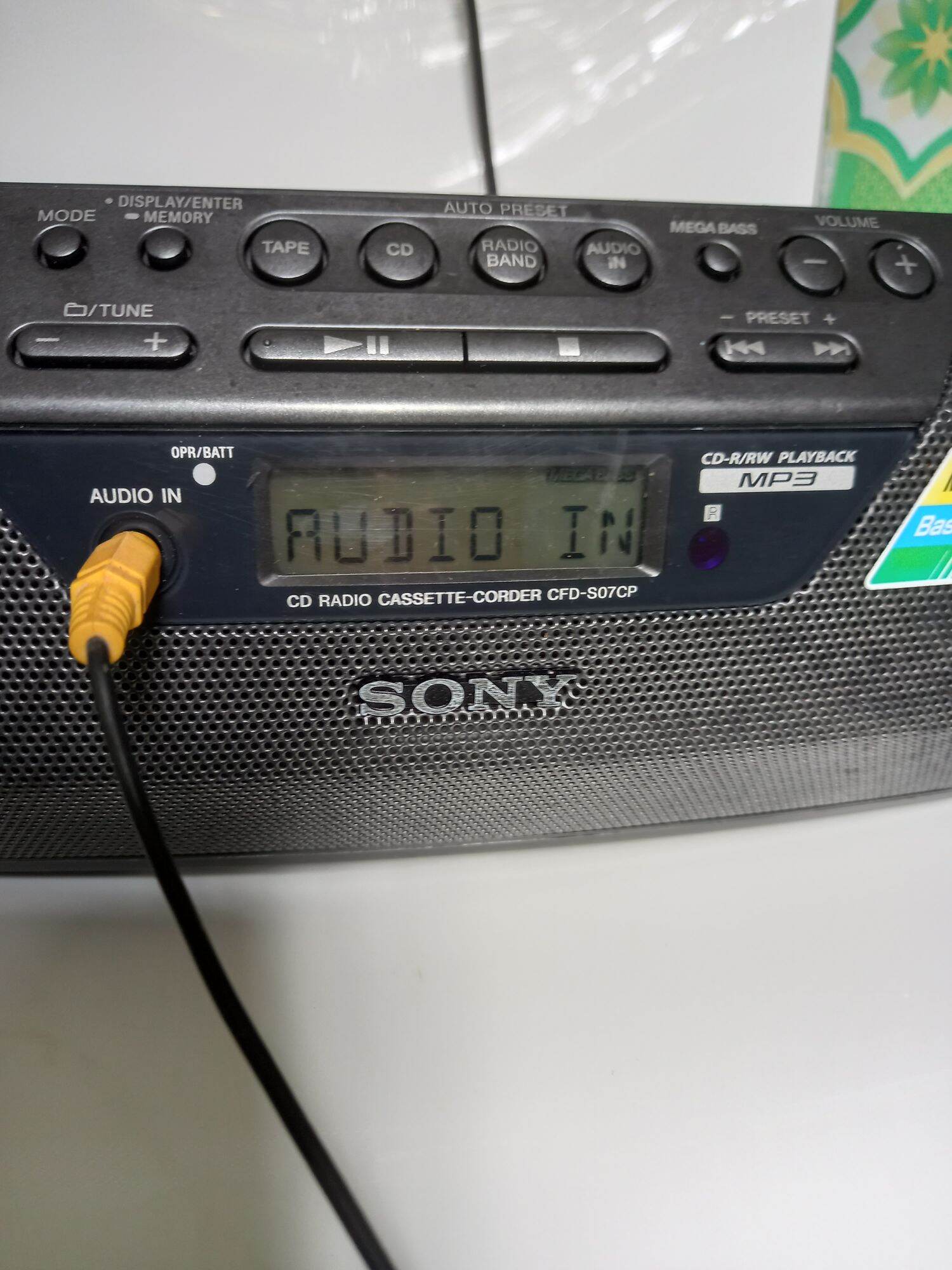 Radio Cassette CD Sony CFD-S07CP