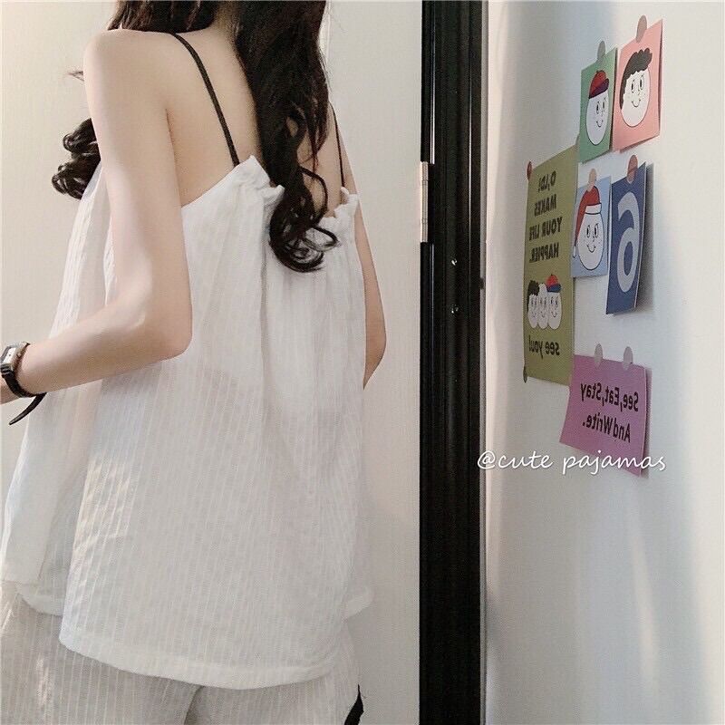 Set Đũi Hai Dây Áo Kèm Quần