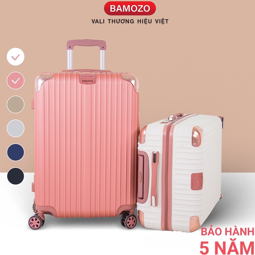 Vali kéo du lịch bamozo 8809 20/24/28 inch nhựa cao cấp bảo hành 5 năm