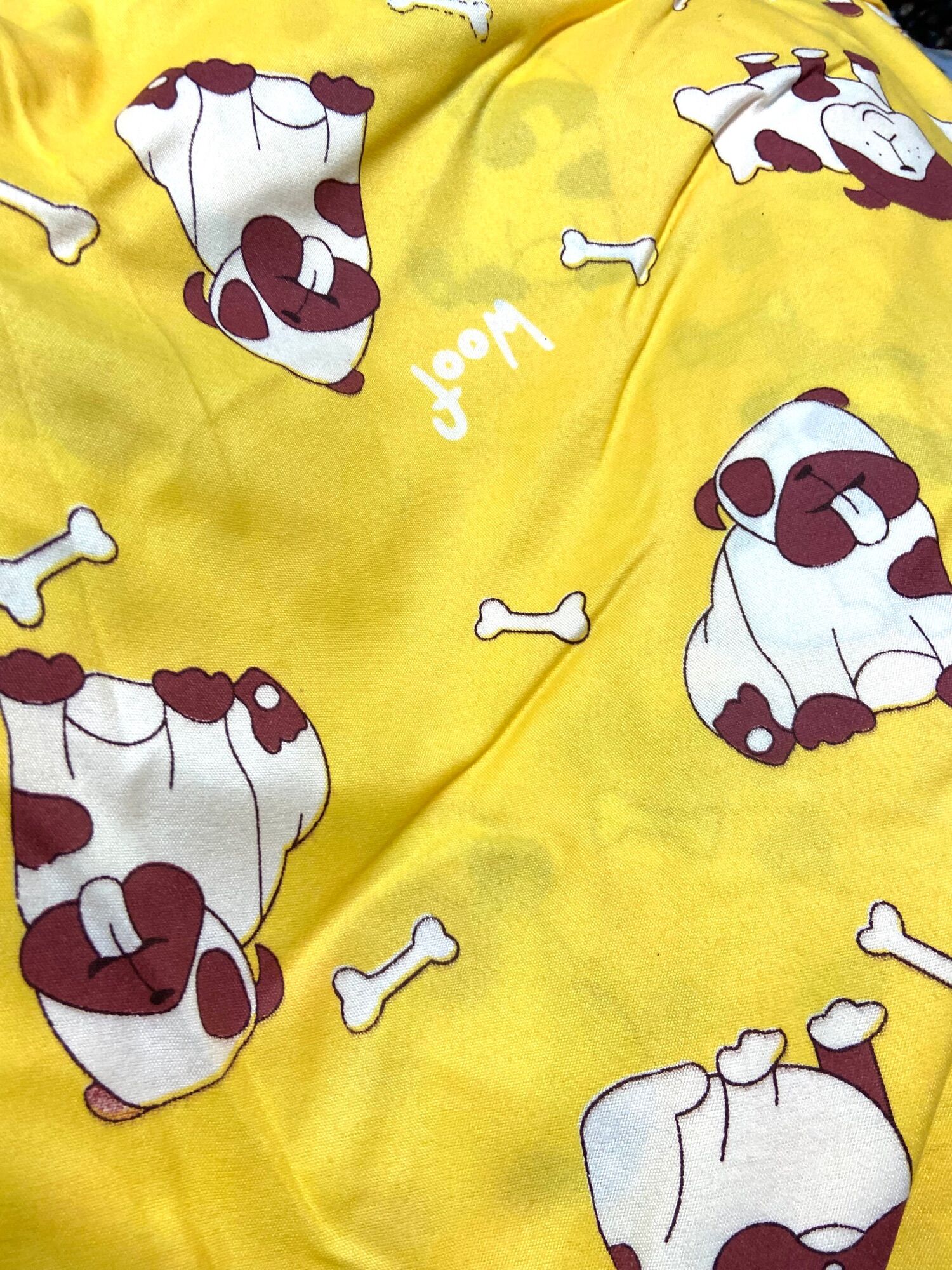 Vải kate thái hình thú may đồ bộ may đầm váy cho bé 1m x 1m6