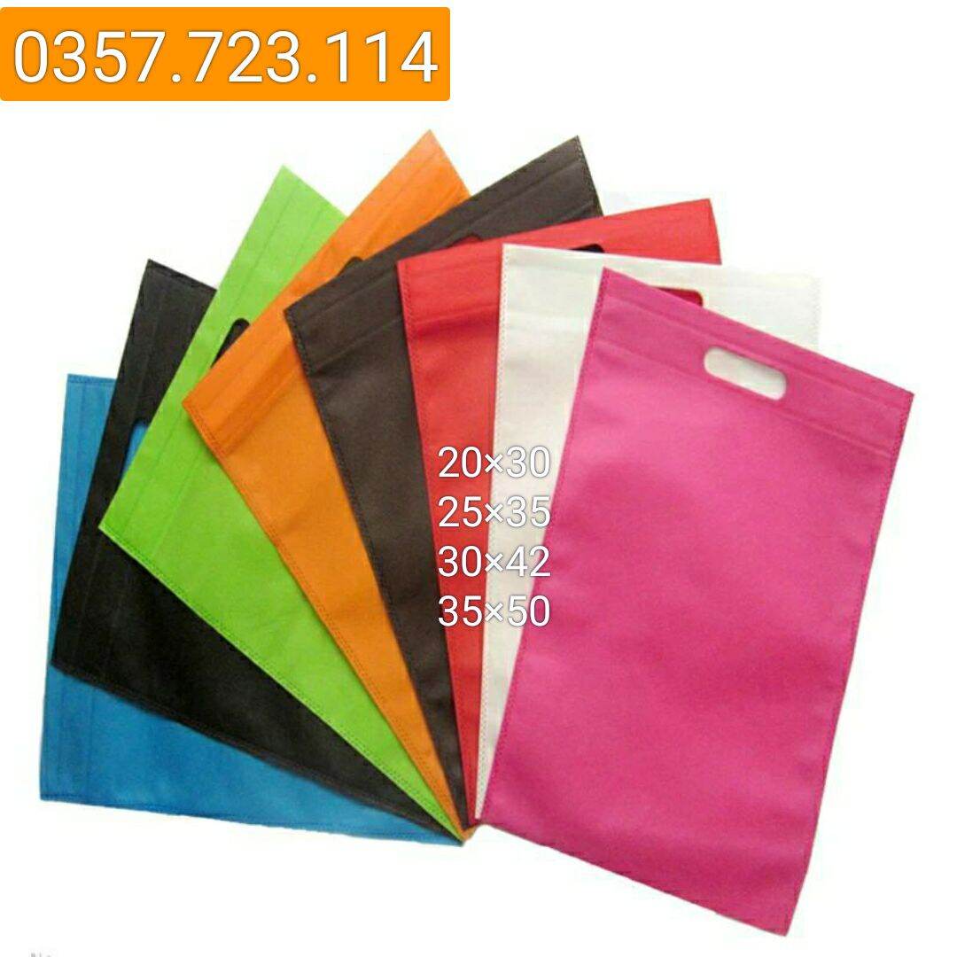 Túi vải pp không dệt gấp hông size 20×30